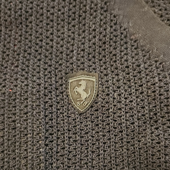 Scuderia Ferrari Black and White Zip-Up Sweater Women's XL NWT - Picture 3 of 8